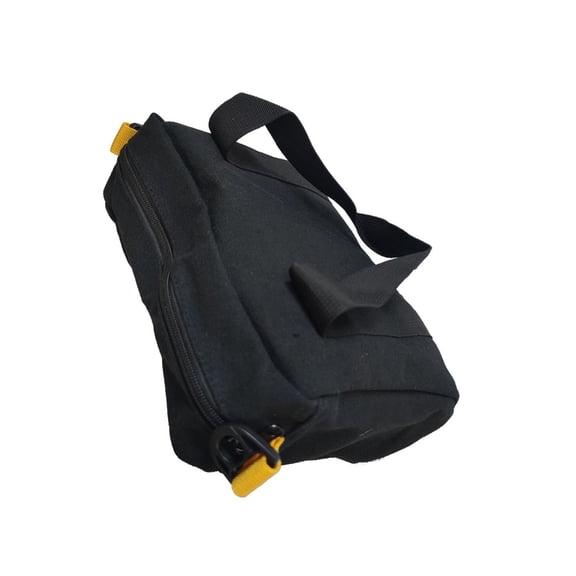 12 Inch Black Tool Storage Case Water Resistant Canvas For Workshop Supplies