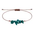 thumbnail image 1 of 12 Inch Bracelet Irregular Natural Stone Handmade Braided Bracelet - Adjustable Irregular Drawstring Thread Bracelet Lanyard - For Unisex Daily Wear & Gift, 1 of 3