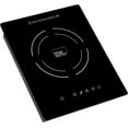 thumbnail image 1 of 12 Inch Built-In Single Burner Induction Glass-Ceramic Cooktop, 1750W, UL858 Certified, 1 of 8