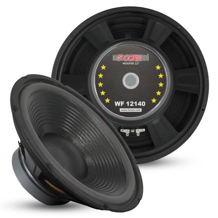 12 Inch Car Subwoofer, 300W Peak 150W RMS 4 Ohm SVC, with 2" Copper Voice Coil & Foam Surround for Deep Bass