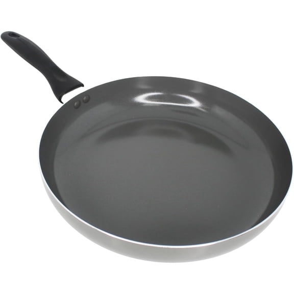 12-Inch Ceramic Nonstick Frying Pan Large Gray Aluminum Skillet with Cool-Touch Handle, Ideal for Sauting, Stir-Frying & Searing Healthy Non-Stick Cookware for Home Kitchen