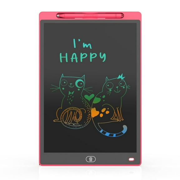 12 Inch Children'S Drawing Board LCD Handwriting Electronic Blackboard Hand-Painted Writing (Color) D