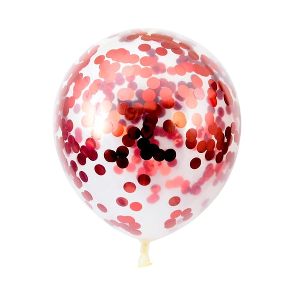 12-Inch Clear Glitter Balloons - Durable Party Balloons for Birthdays, Weddings & Events