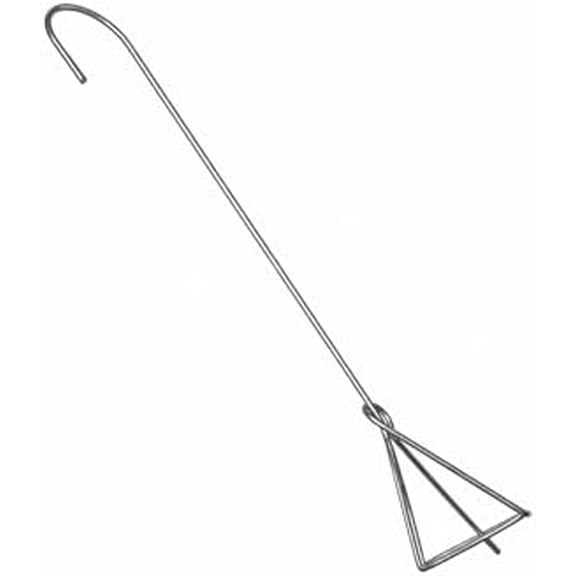 12-Inch Clip-On Pot Hanger for Plants, Galvanized Steel, 25-Pack$$Garden & Patio