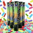 thumbnail image 1 of 12 Inch Confetti Cannon Multicolor Confetti Popper Party Shooter for Wedding Birthday Graduation Celebration, 5 Pack Biodegradable Confetti Shooter Launches 20-26 ft, 1 of 6