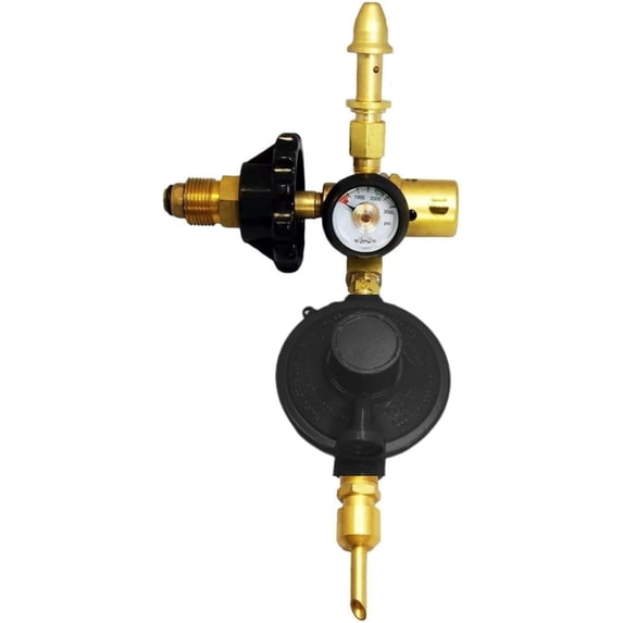 PMU Helium Saver Balloon Helium Dual Foil/latex Inflator (Automatic Shut-off for Foil Balloons- 60/40 Air Mix Gas Saver for Latex Balloons) Pkg/1