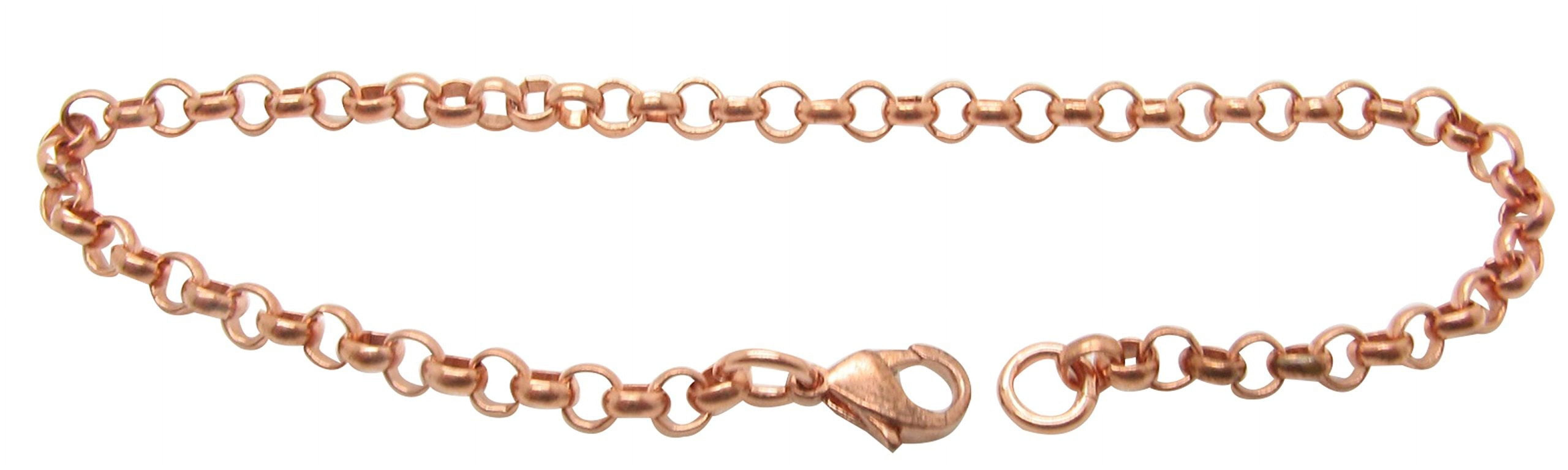 12 Inch Copper Anklet, 3/16 of an inch wide, CA637G - Made in the USA.