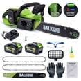 thumbnail image 1 of 12 Inch Cordless Brushless Electric Chainsaw, 9000RPM High Speed Upgraded Motor, 1*4.0Ah Battery & Auto Oiler,2× Chains, Lightweight Compact Handheld Saw for Tree Trimming, Wood Cutting, Pruning, 1 of 9