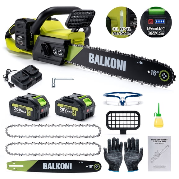 12 Inch Cordless Brushless Electric Chainsaw