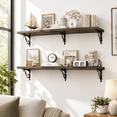 12 Inch Deep Floating Shelves For Wall 48