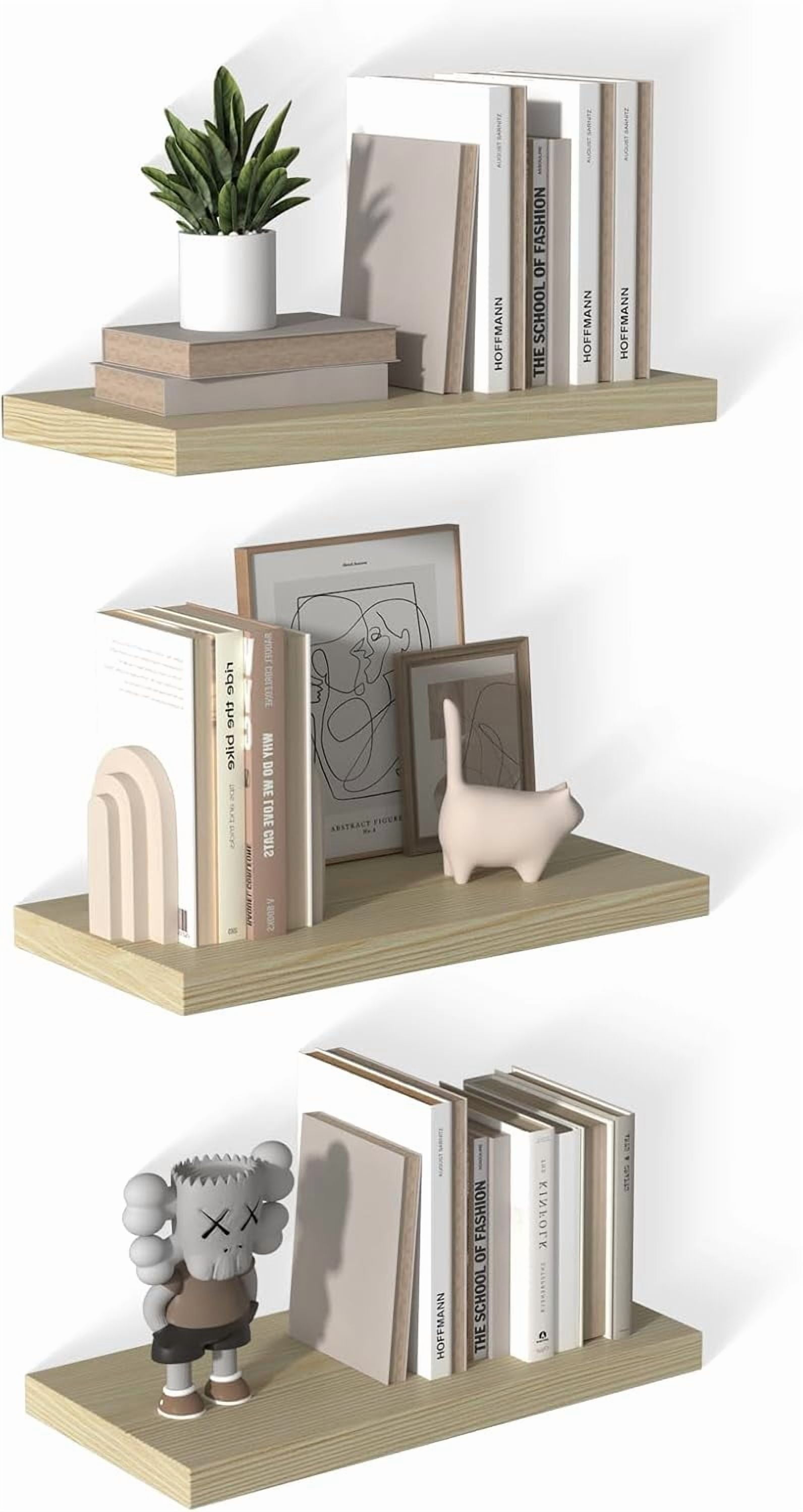 12 Inch Deep Floating Shelves for Wall 3 Pack Floating Shelfs Large ...