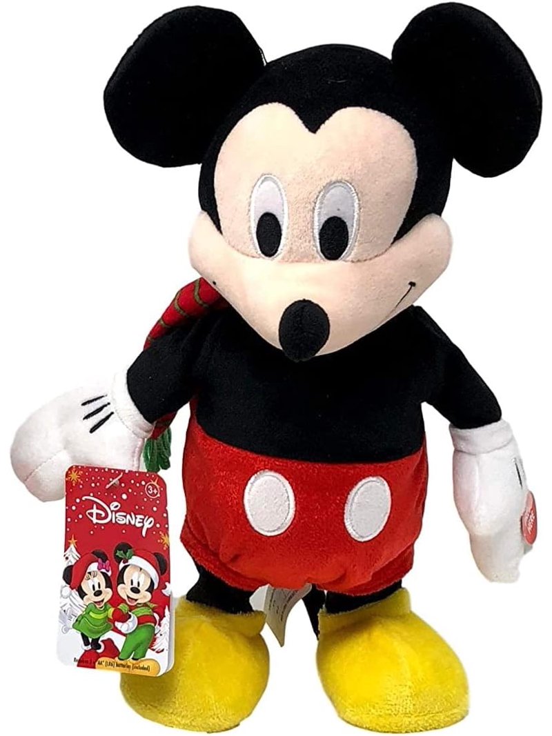 12 Inch Disney Mickey Mouse Side Stepper Animated Musical