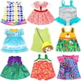 thumbnail image 1 of K.T. Fancy 9 Sets Alive Baby Doll Clothes for 10-12 inch Girl Dolls,12 Inch Baby Doll Clothing Dress Outfits Accessories Set,Best Gift for Kids(No Dolls), 1 of 7