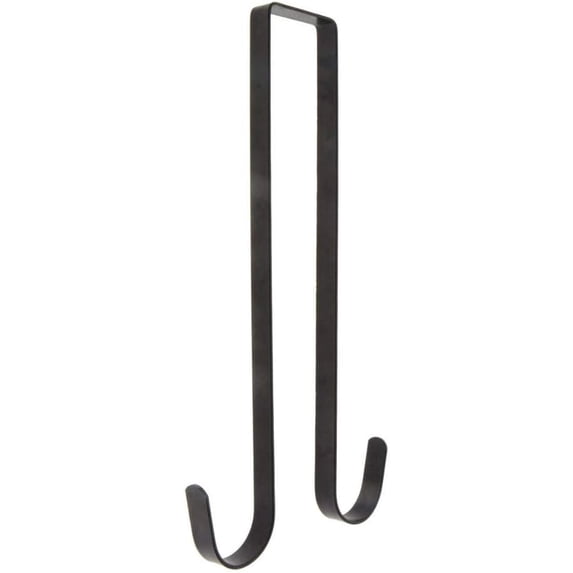 12 Inch Double Sided Wreath Hanger - Over The Door Metal Hook for ...