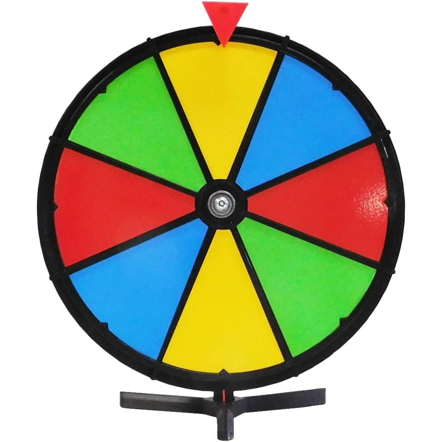 12 Inch Dry Erase Spinning Prize Wheel with Desktop Stand
