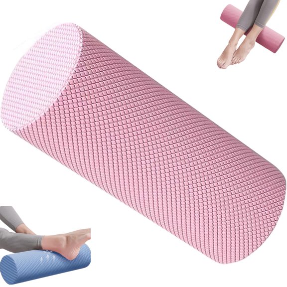 12 Inch EVA Foam Roller for Muscle Therapy, Yoga, and Pilates, Balance Exercises, High-Density Soft Dot Massage Roller for Deep Tissue Excercise