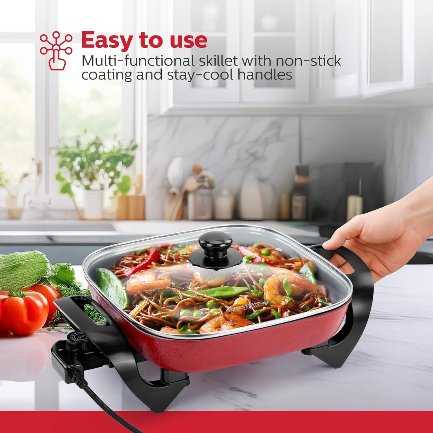 【未開封品】UltraCore ELECTRIC スキレットUSA Electric Skillets in Electric Grills & Skillets | Red - Walmart.com