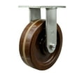 thumbnail image 1 of 12 Inch Extra Heavy Duty High Temp Phenolic Wheel Rigid Top Plate Caster SCC, 1 of 2