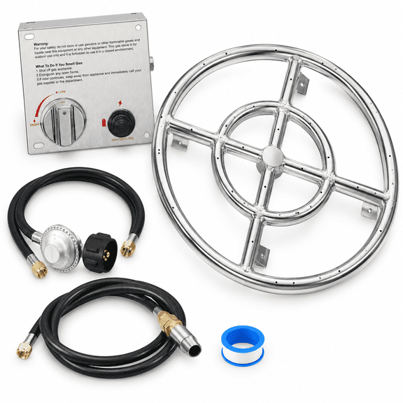12 Inch Fire Piter Ring Kit Diy Round Gas