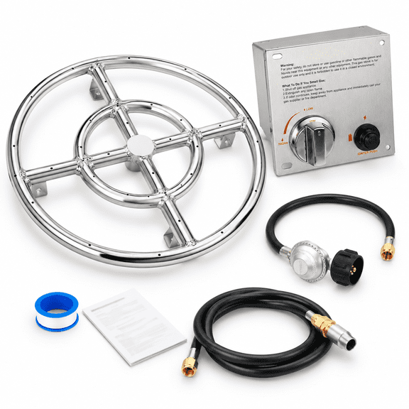 12 Inch Fire Piter Ring Kit Diy Round Gas