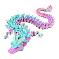 12 Inch Flexible 3D Printed Dragon With Articulated Joints And Realistic Eyes Anxiety And Adhd Relief Sensory Toy Unique Home Decor For S And Families