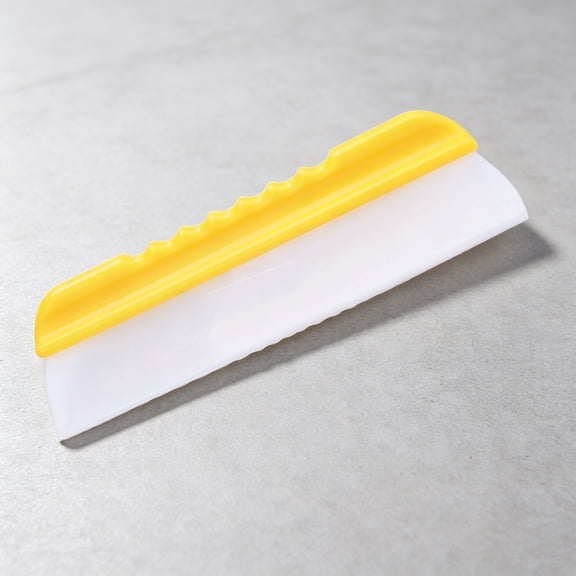 12 Inch Flexible Silicone Squeegee T-Bar Water Blade for Car or Home Glass Yellow Handle