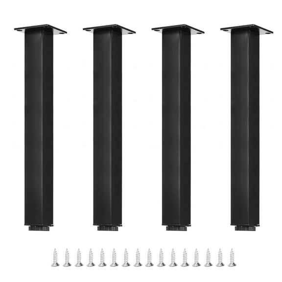12 Inch Furniture Leg, Adjustable Table Legs, Metal Cabinet Legs Extension for Table, Sofa,Set of 4