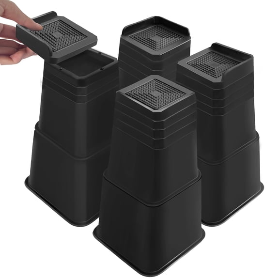 12 Inch Furniture Risers 4 Pack Heavy Duty Support For Sofa Table Couch Chair Bed