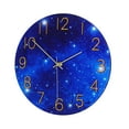 thumbnail image 1 of 12 Inch Glass Wall Clock - Starry Night, 1 of 4