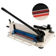 thumbnail image 1 of 12 Inch Guillotine Paper Cutter, Heavy Duty Paper Cutter for A4 Paper, Stack Paper Trimmer 400 Sheet Capacity, Solid Steel Construction, 1 of 9