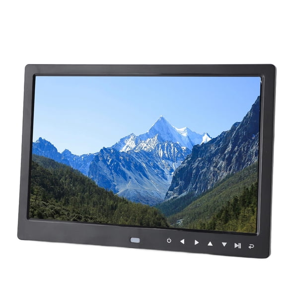 12 Inch HD Digital Picture Frame, IPS Screen, Wall Mountable, Versatile Digital Photo Frame with Remote Control, Black