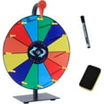 12 Inch Heavy Duty Prize Wheel-12 Slots Color Editable Spinning Prize