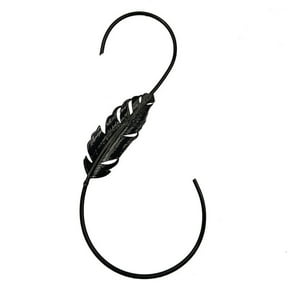 12 Inch Heavy Duty S Hook Outdoor Hanging Hook, Rust Proof Durable Bird Feeder Hanger, Multi-Functional Garden Decor Hook for Plants and Lights