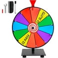 thumbnail image 1 of 12 Inch Heavy Duty Spinning Prize Wheel - 12 Slots Color Tabletop Roulette Wheel of Fortune - Spin The Wheel with Dry Erase Marker and Eraser Win The Fortune Spin Game for Carnival and Trade Show, 1 of 8