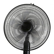 12 Inch Household Plastic Fan Blade Five Leaves With Nut Cover For Standing Pedestal Floor Table Fanner Electric Fan Accessories Black Fangkenuo