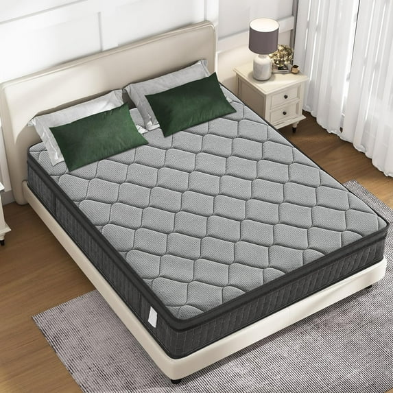 12-Inch Hybrid Twin Size Mattress with Gel Memory Foam & Individually Wrapped Coils