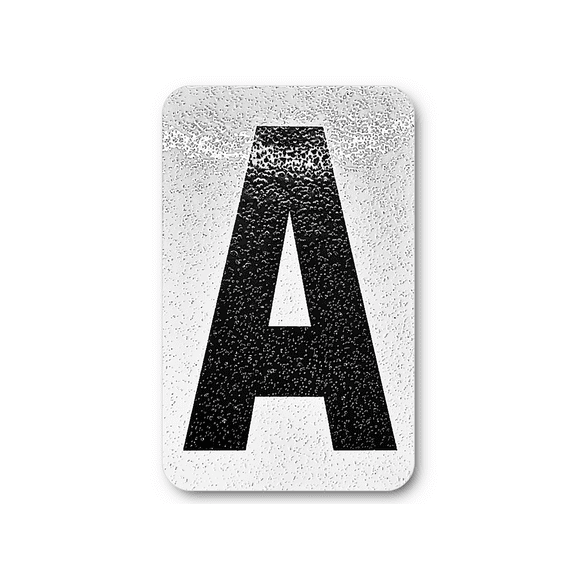 12 Inch Individual Letters for Mailbox, House, Office, Apartment, Easy Peel & Stick, Highly Reflective Aluminum Curb Letters (A) Indoor/Outdoor, Perfect for Every Home Decor DIY Stickers