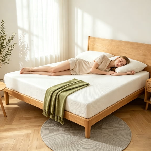 12 Inch King Cooling Gel Infused Sponge Memory Foam Mattress, Stable Support Mattress For Side Sleep Pain Relief