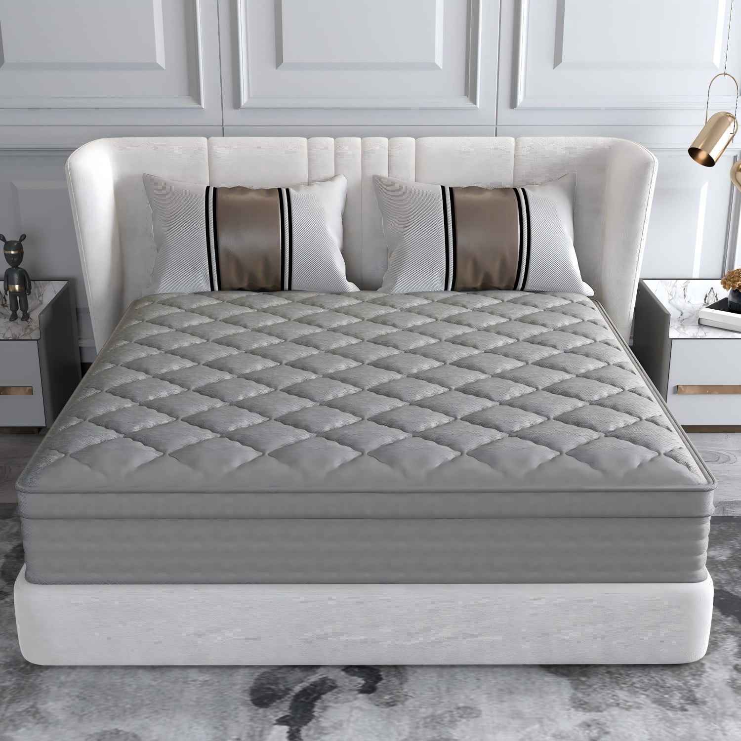 12 Inch King Gel Memory Foam Hybrid Mattress Pocket Spring In A Box Medium Firm
