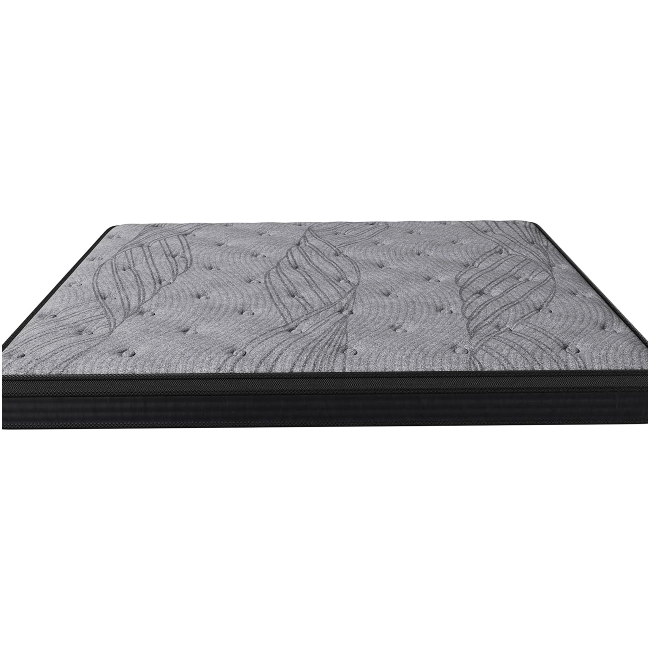 12 Inch King Size Mattress Bed in a Box - Medium Firm Hybrid with Pocket Coils & Cooling Foam for Support