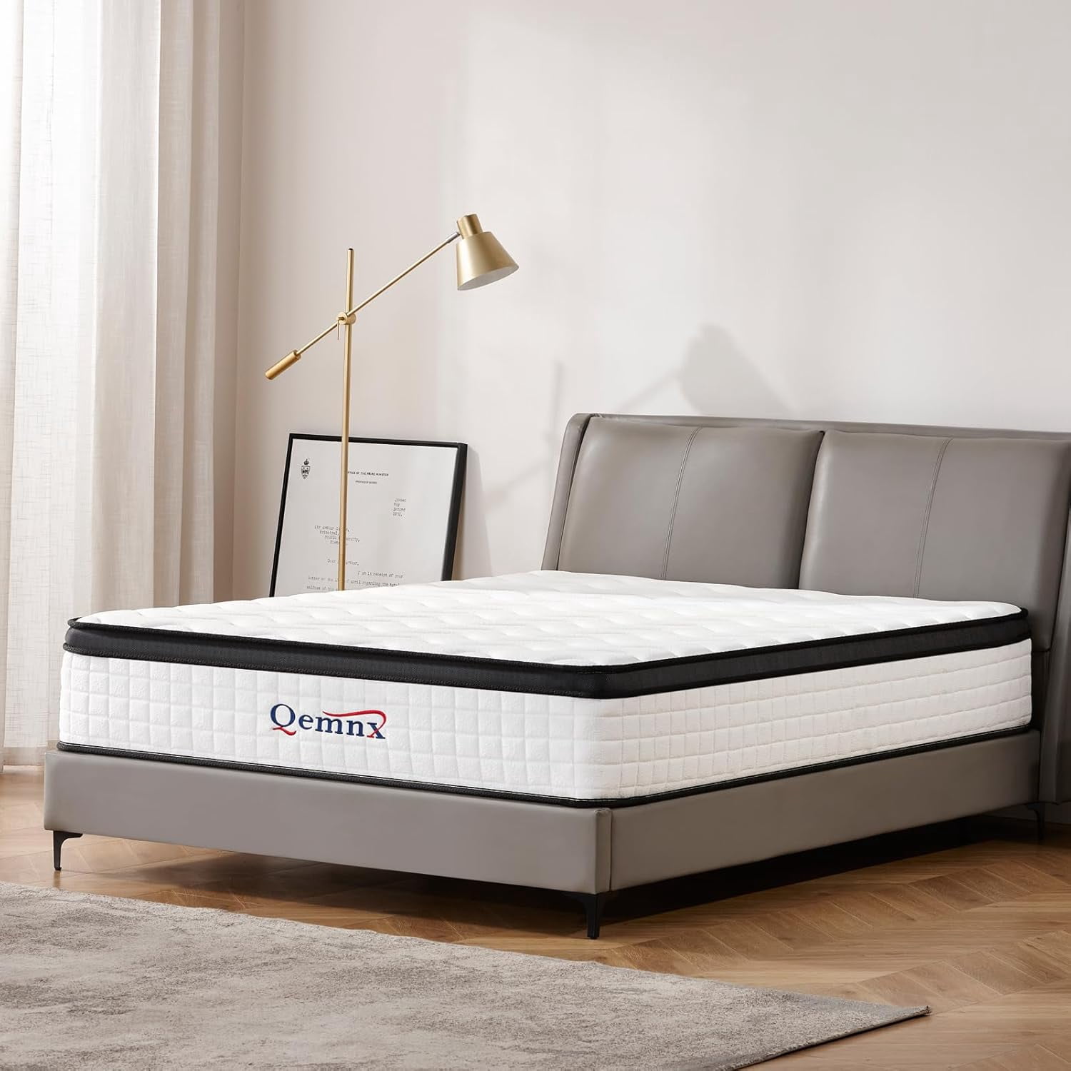 12 Inch King Size Mattress, Medium Firm Mattress for Cool Night & Pressure Relief,Edge Support Pressure Relief with Motion Isolating, Ships Compressed