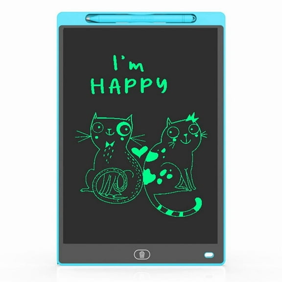 12 Inch LCD Drawing Board Suitable for Children'S Toys, Painting, Electronic Writing Board, Boy Children (Monochrome) E