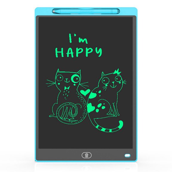 12 Inch LCD Drawing Board Suitable for Children'S Toys, Painting, Electronic Writing Board, Boy Children (Monochrome) E