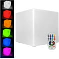 12Inch LED Cube Chair 16 RGB Colors Changing LED Cube Light with