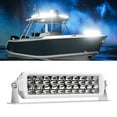 12 Inch LED Light MMF7 Bar, EK ENNOKING Double Row White Marine