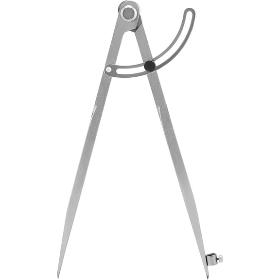 12 Inch Large Adjustable Compass, Compass with Locking Wing and Pencil Holder, for Woodworking, Metalworking, Leather Work