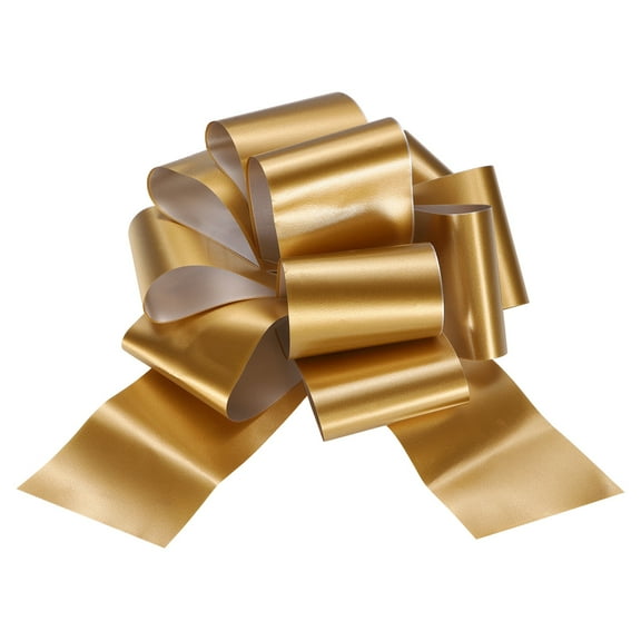 Uxcell 12 inch Large Gift Bow Big Gift Bow Present for Car Gold/Silver