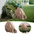 thumbnail image 1 of 12 Inch Lightweight Rocks for Landscaping - Realistic Stone PU Foam Decorative Rock Cover for Yard, Garden, Aquarium, Well Pump, and Indoor Outdoor Use, 1 of 8