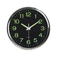 12 Inch Luminous Silent Non Ticking Night Glow In The Dark Quartz Wall