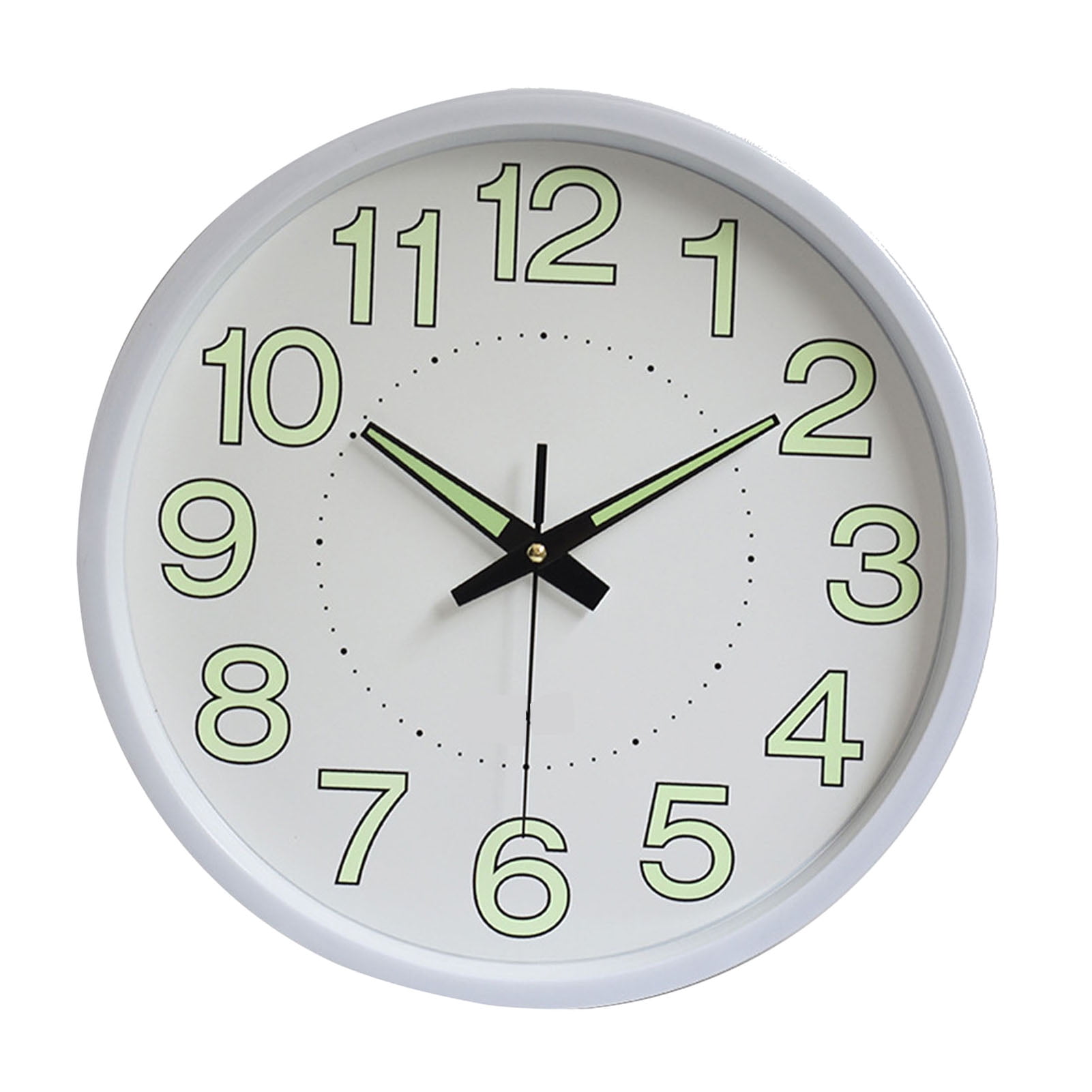 12 Inch Luminous Wall Clock, Silent Movement, Accurate Time, Easy To